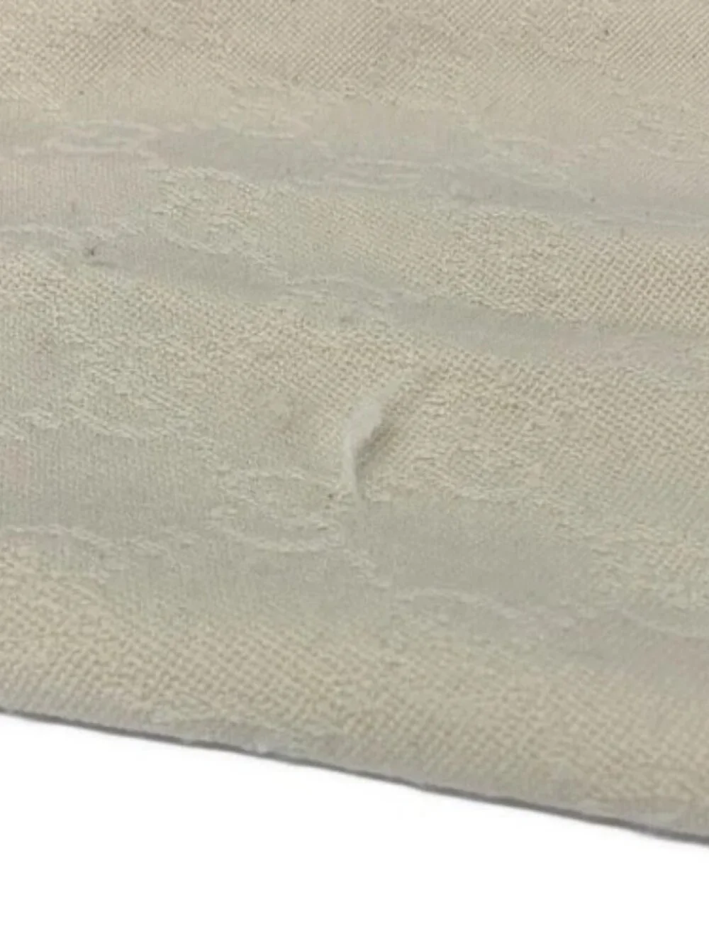 GUCCI Cream Wool Scarf